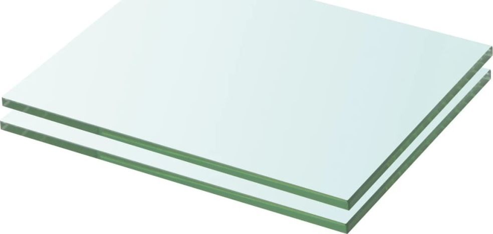 vidaXL Półka pod lustro 20cm przezroczysty (3051544) 1