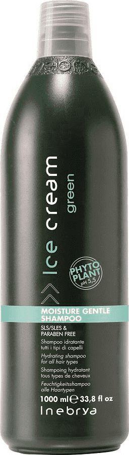 Inebrya Ice Cream Green Moisture Gentle Shampoo nawilżający eko szampon do włosów 1000ml 1