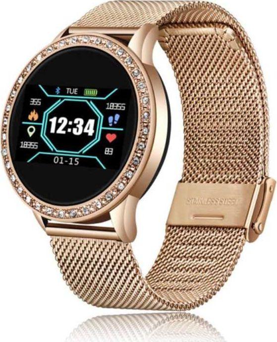 Smartwatch Roneberg RLK Różowe złoto 1