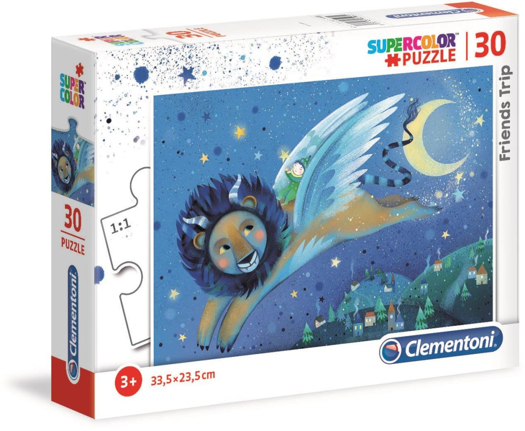 Clementoni Puzzle SuperColor Wycieczka przyjaciół 30 elementów (20254 ...