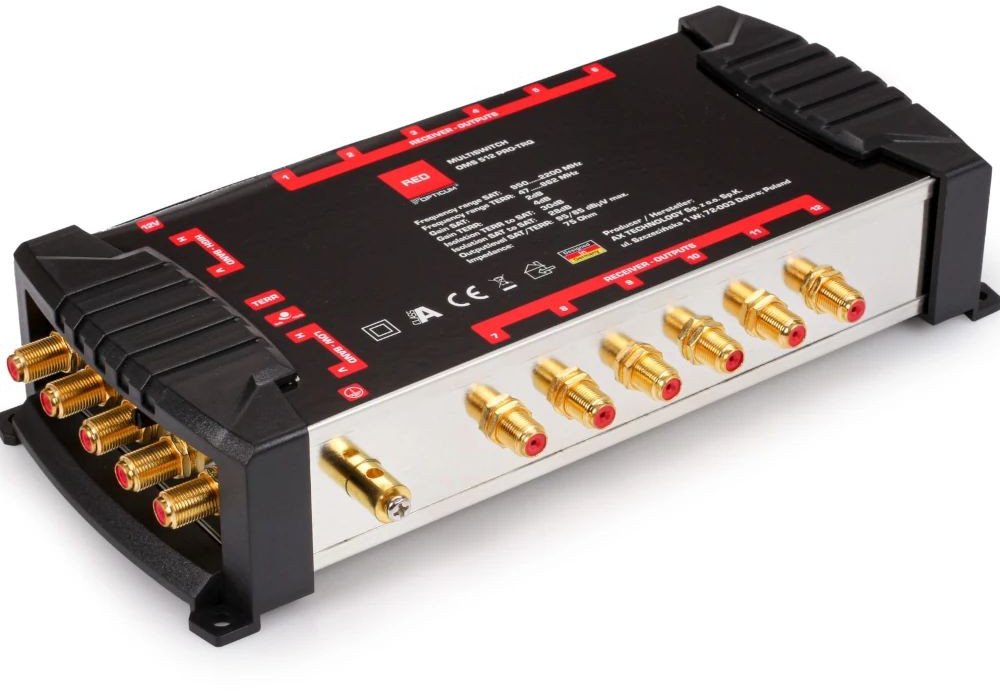 Opticum Multiswitch 5/12 Opticum OMS 512 PRO + zasilacz 1