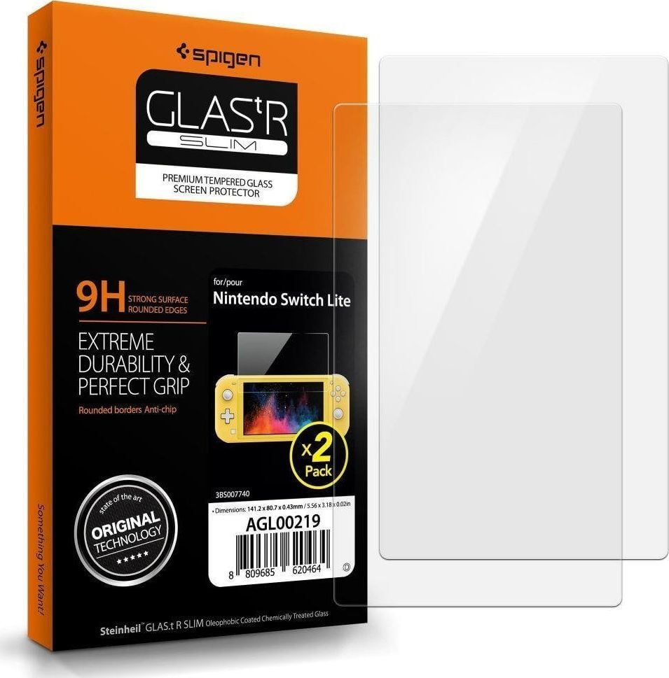 Spigen Szkło hartowane na konsolę Nintendo Switch Lite 2szt. 1