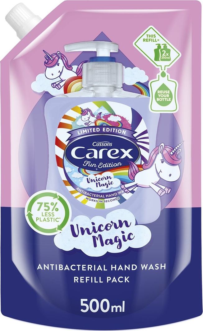 Carex  Mydło antybakteryjne w płynie saszetka 500ml 1