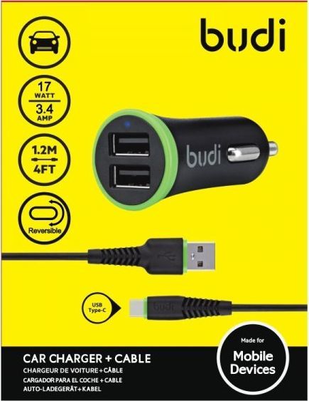 Ładowarka Budi BD061T 2x USB-A 3.4 A  (BD061T) 1