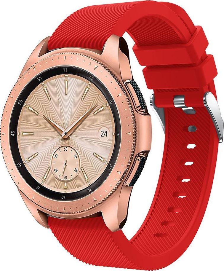 Tech-Protect TECH-PROTECT SMOOTHBAND SAMSUNG GALAXY WATCH 42MM RED 1