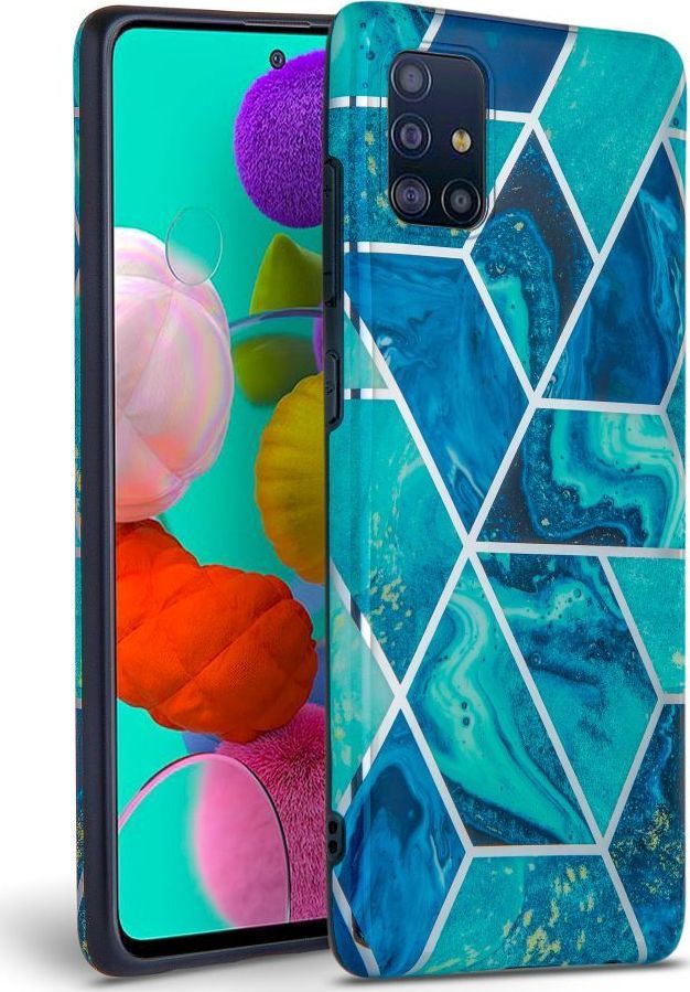 Tech-Protect TECH-PROTECT MARBLE GALAXY A51 BLUE 1
