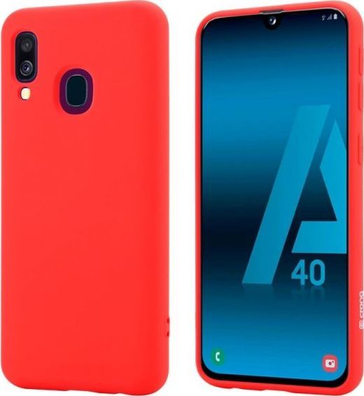 Crong Crong Color Cover - Etui Samsung Galaxy A40 (czerwony) 1