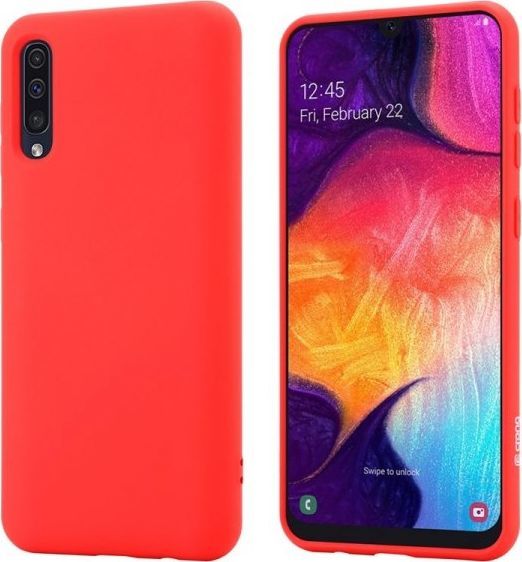 Crong Crong Color Cover - Etui Samsung Galaxy A50 / A50s (czerwony) 1