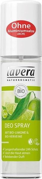 Lavera 24h dezodorant spray z bio-cytryną i bio-werbeną uniwersalny 1