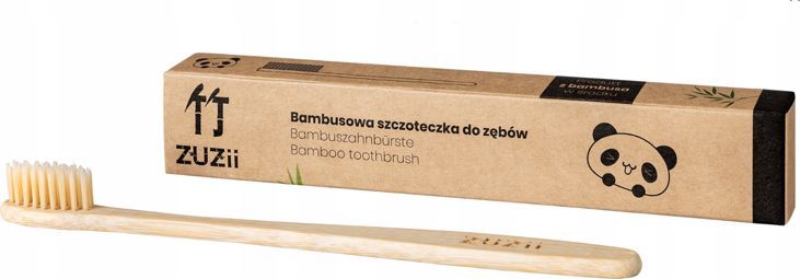 ZUZii Bambusowa szczoteczka do zębów BEŻOWA uniwersalny 1