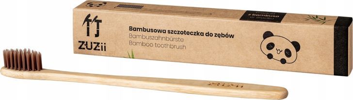 ZUZii Bambusowa szczoteczka do zębów BRĄZOWA uniwersalny 1