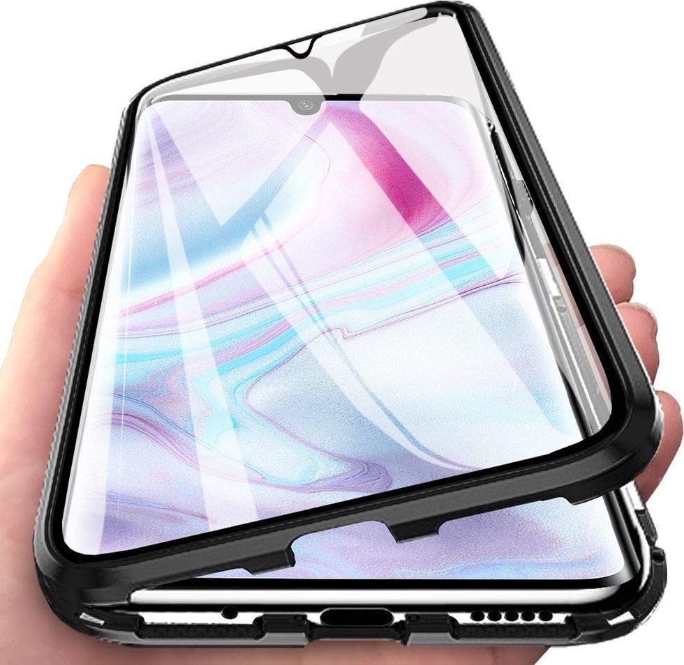 Etui Magnetyczne Front+Back Xiaomi Mi 10 - Black uniwersalny 1