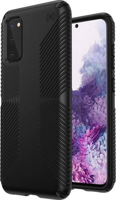 Speck Speck Presidio Grip - Etui Samsung Galaxy S20 z powłoką MICROBAN (Black/Black) 1