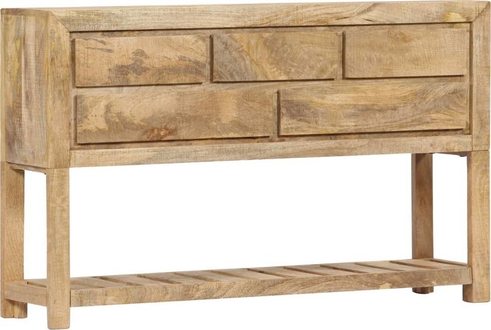 vidaXL Szafka, 120x30x75 cm, lite drewno mango 1