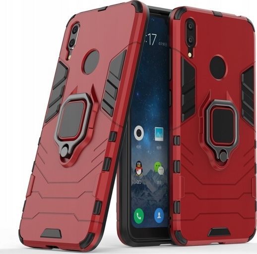 Etui pancerne Holder Ring Huawei Y7 2019 czerwone/red 1