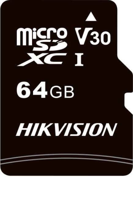 Karta Hikvision C1 MicroSDHC 64 GB UHS-I V30 (HS-TF-C1(STD)/64G/Adapter) 1