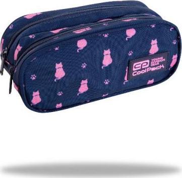 Piórnik Patio Piórnik saszetka podwójna - Clever - Navy Kitty C65240 CoolPack 1