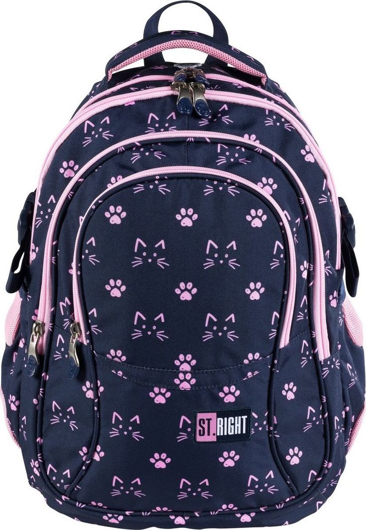 St. Majewski Plecak szkolny St.Right Bp-01 Kocie łapki 1