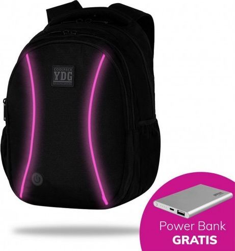 Patio Plecak szkolny Joy L Led pink CoolPack + powerbank 4000 mAh 1