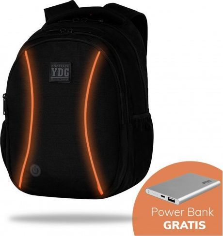 Patio Plecak szkolny Joy L Led orange CoolPack + powerbank 4000 mAh 1