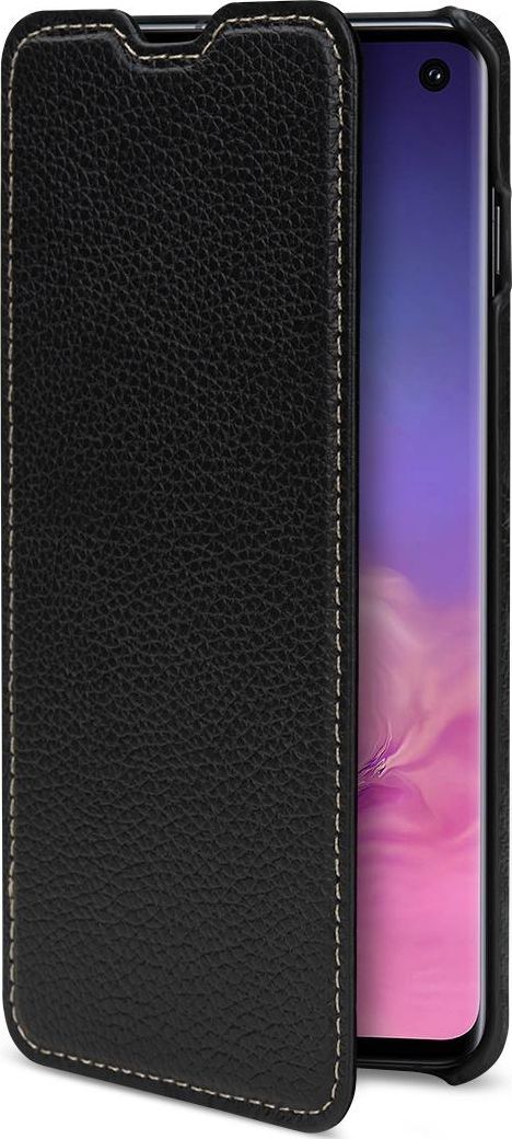 Stilgut STILGUT Baroon Slim Book Classic skórzane etui na Samsung Galaxy S10 czarne 1