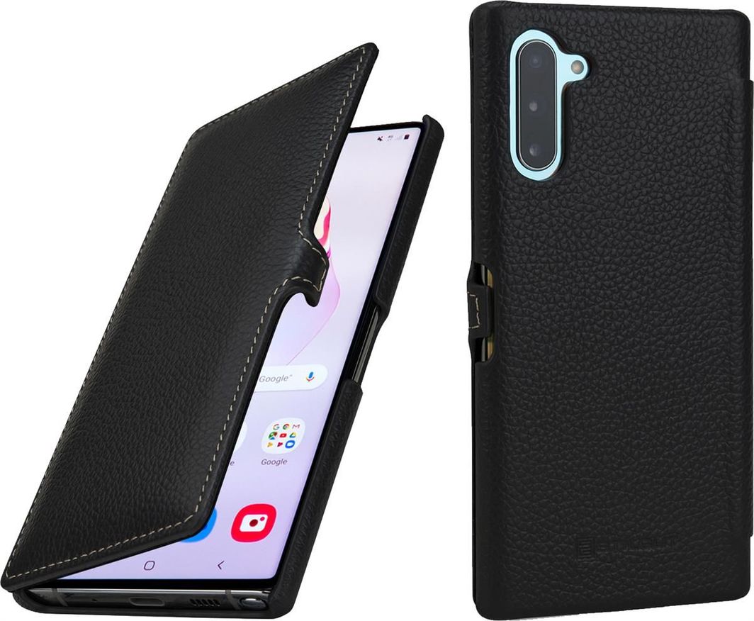 Stilgut STILGUT UltraSlim Book skórzane etui do Samsung Galaxy Note 10 czarne 1