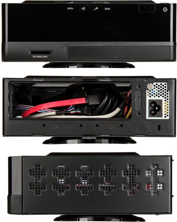 mini-ITXケース シルバーストーン 300w電源付き mini-ITXケース