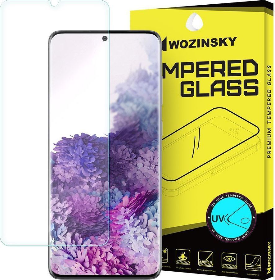Wozinsky Wozinsky Tempered Glass UV szkło hartowane UV 9H Samsung Galaxy S20 Plus (in-display fingerprint sensor friendly) - szkło bez kleju i lampki LED uniwersalny 1