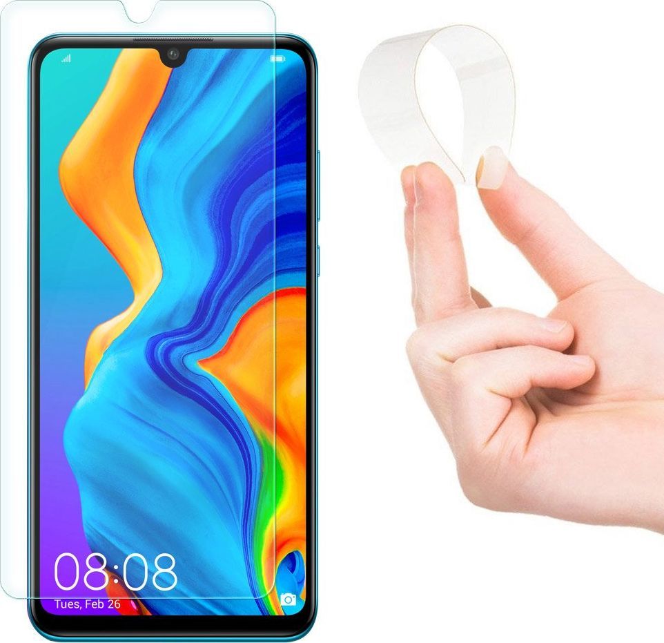 Wozinsky Wozinsky Nano Flexi hybrydowa elastyczna folia szklana szkło hartowane Huawei P30 Lite uniwersalny 1