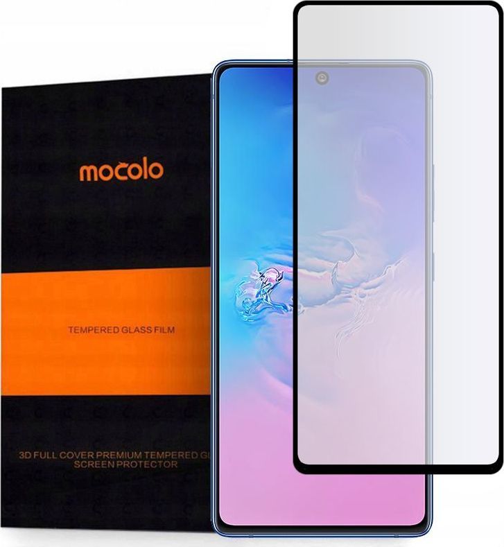 Mocolo SZKŁO HARTOWANE MOCOLO TG+FULL GLUE GALAXY S10 LITE BLACK 1