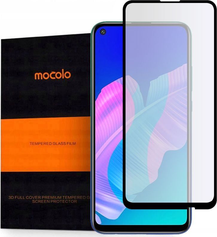 Mocolo SZKŁO HARTOWANE MOCOLO TG+FULL GLUE HUAWEI P40 LITE E BLACK 1