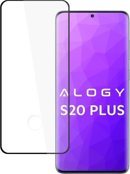 Alogy Szkło na telefon Alogy Full Glue case friendly do Samsung Galaxy A71 Czarne uniwersalny 1