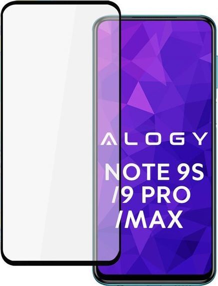 Alogy Szkło na telefon Alogy Full Glue case friendly do Samsung Galaxy A71 Czarne uniwersalny 1