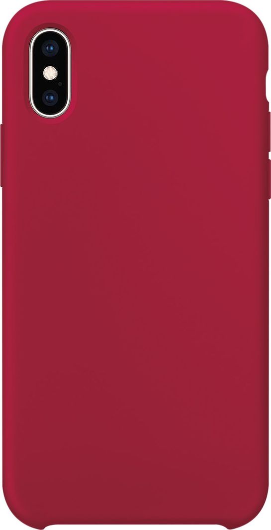 Xqisit XQISIT Silicone for iPhone X/Xs Merlot Red 1