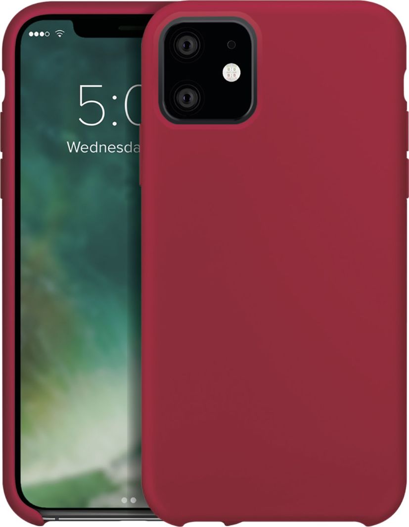 Xqisit XQISIT Silicone for iPhone 11 Merlot Red 1