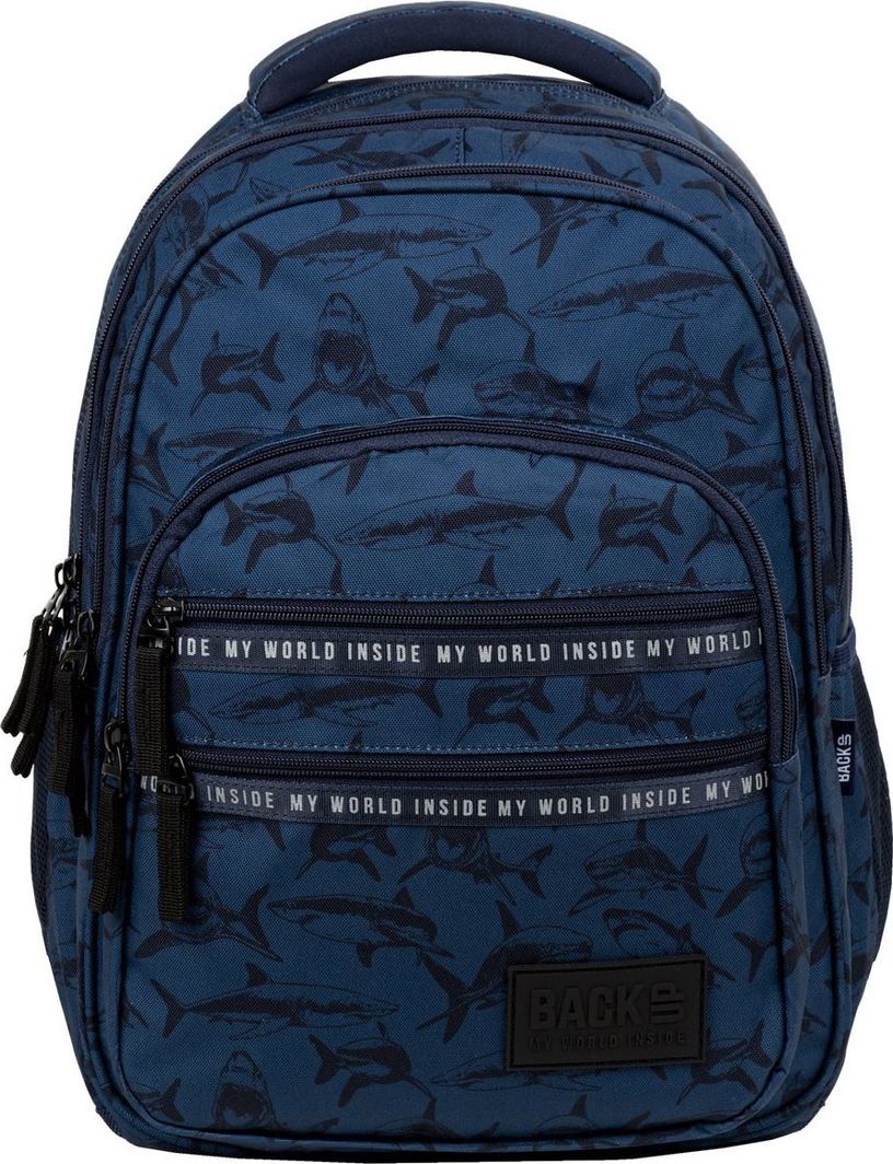 Derform Plecak szkolny Backup Rekiny (PLB3I50) 1