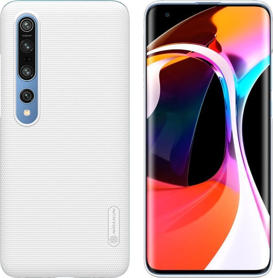 Nillkin Etui Nillkin Frosted Shield Mi 10/10 Pro - White uniwersalny 1