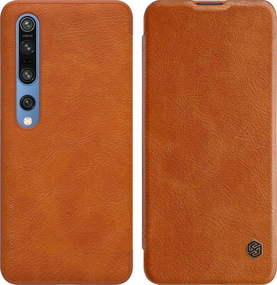 Nillkin Etui Nillkin QIN Xiaomi Mi 10 - Brown uniwersalny 1