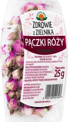 Natura Wita NATURA WITA_Zdrowie z Zielnika Pączek Róży susz ziołowy 25g 1