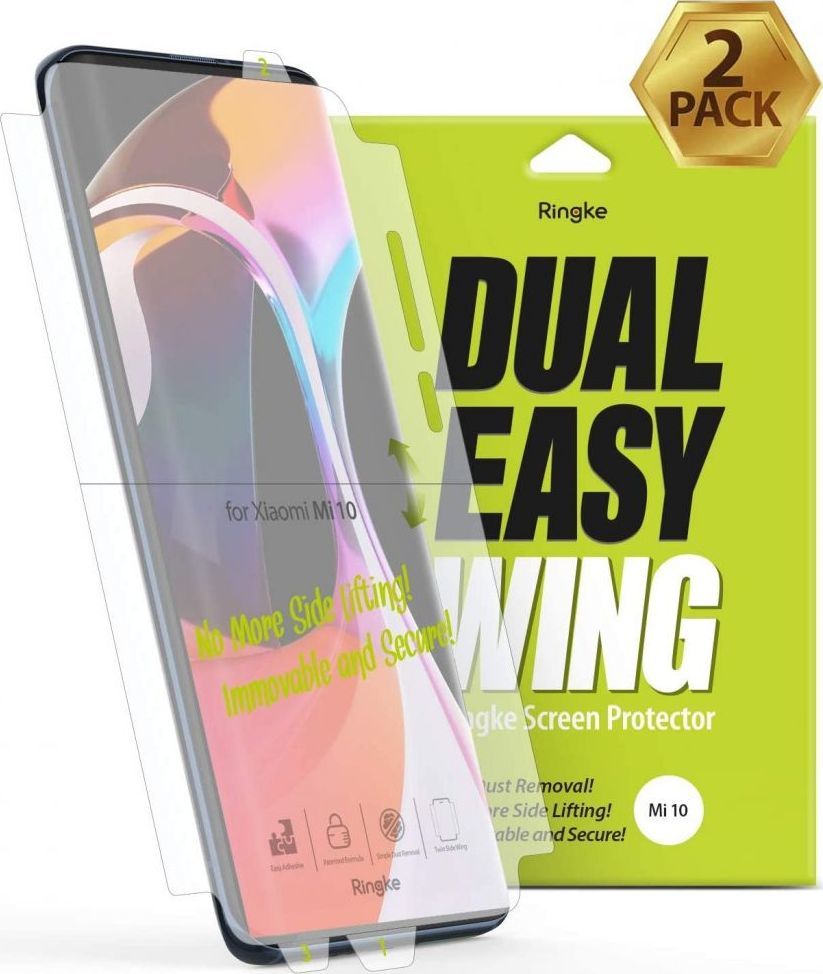 Ringke FOLIA OCHRONNA RINGKE DUAL EASY XIAOMI MI 10/MI 10 PRO 1
