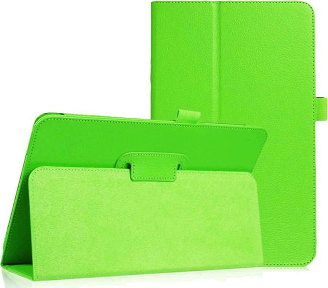Etui na tablet 4kom.pl Etui stojak do Samsung Galaxy Tab A 10.5 T590/T595 zielone + Szkło uniwersalny 1