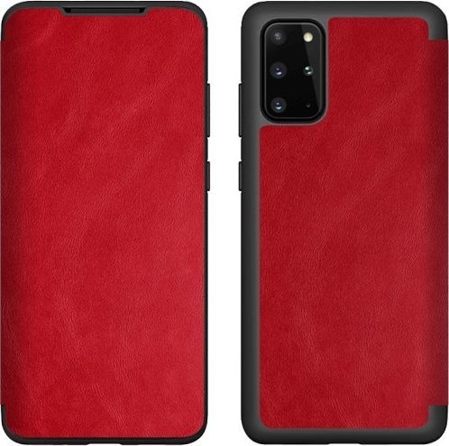 Etui Leather Book Samsung S20+ G985 czerwony/red 1