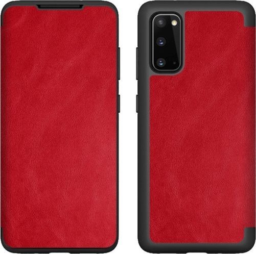 Etui Leather Book Samsung A51 A515 czerwony/red 1
