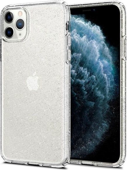 Spigen Etui Spigen Liquid Crystal Glitter do Apple iPhone 11 Pro Crystal Quartz + Szkło Alogy uniwersalny 1