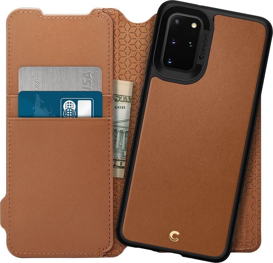 Spigen Spigen Ciel Wallet Sam G985 S20+ brązowy/brown ACS00774 1