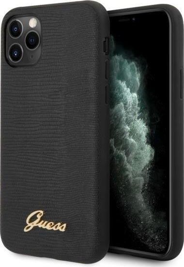 Guess Guess GUHCN58PCUMLLIBK iPhone 11 Pro czarny/black Lizard Collection 1