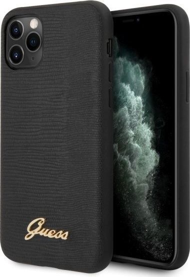 Guess Guess GUHCN65PCUMLLIBK iPhone 11 Pro Max czarny/black Lizard Collection 1
