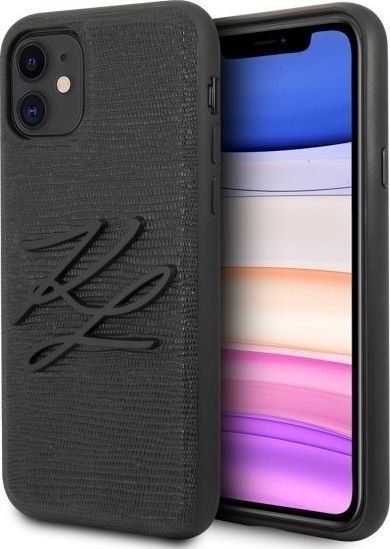 Karl Lagerfeld Karl Lagerfeld KLHCN65TJKBK iPhone 11 Pro Max hardcase czarny/black Lizard 1