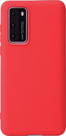 Etui Candy Huawei P40 czerwony/red 1