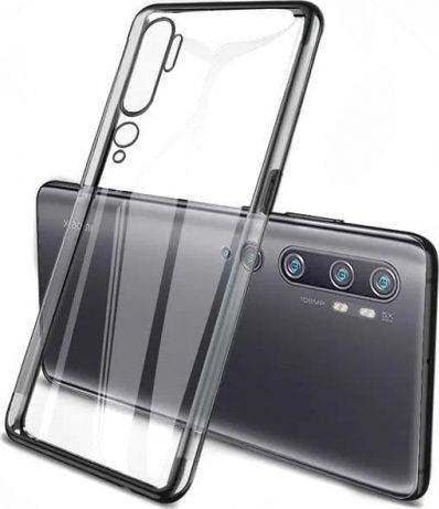 Clear Color żelowe Etui Xiaomi Mi Note 10 Czarne 1